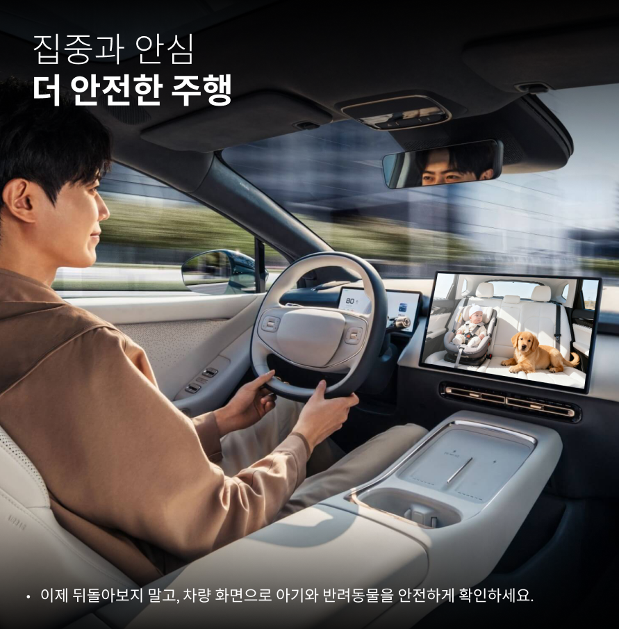 오토캐스트 캐빈 케어 무선 카플레이 어댑터 아기 반려동물용 차량용 후방 카메라 1080P HD 야간 시야 지원