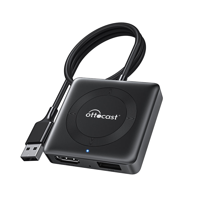 오토캐스트 CAR TV MATE MAX 무선 미러링 카플레이 앤 안드로이드 오토 TV스틱 HDMI 전용 어댑터