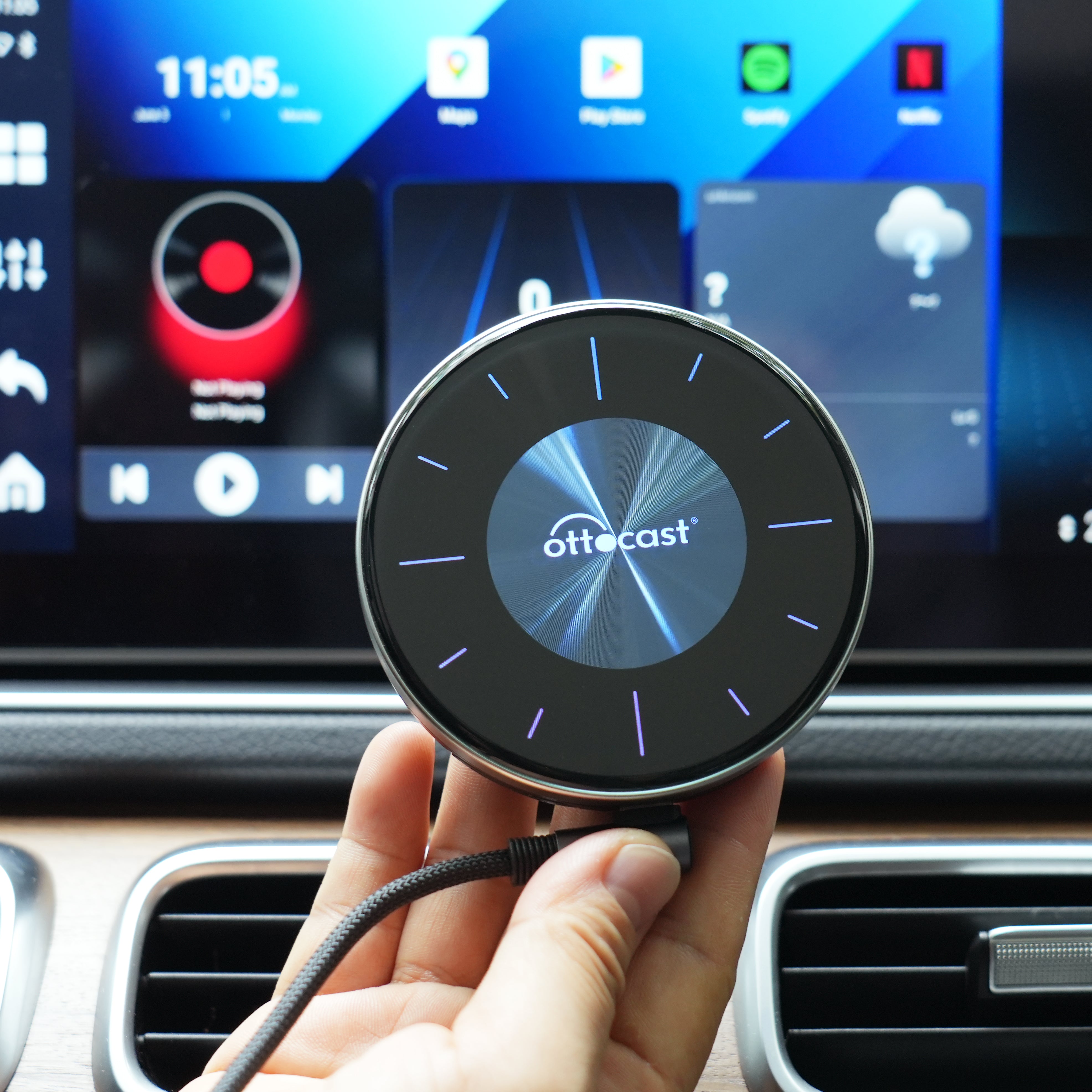 오토캐스트 P3 안드로이드 12 무선 애플 카플레이 무선 안드로이드 오토