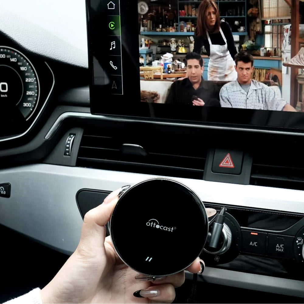 오토캐스트 P3 Lite AI 박스 무선 안드로이드 오토 올인원 차량용 스틱 PC