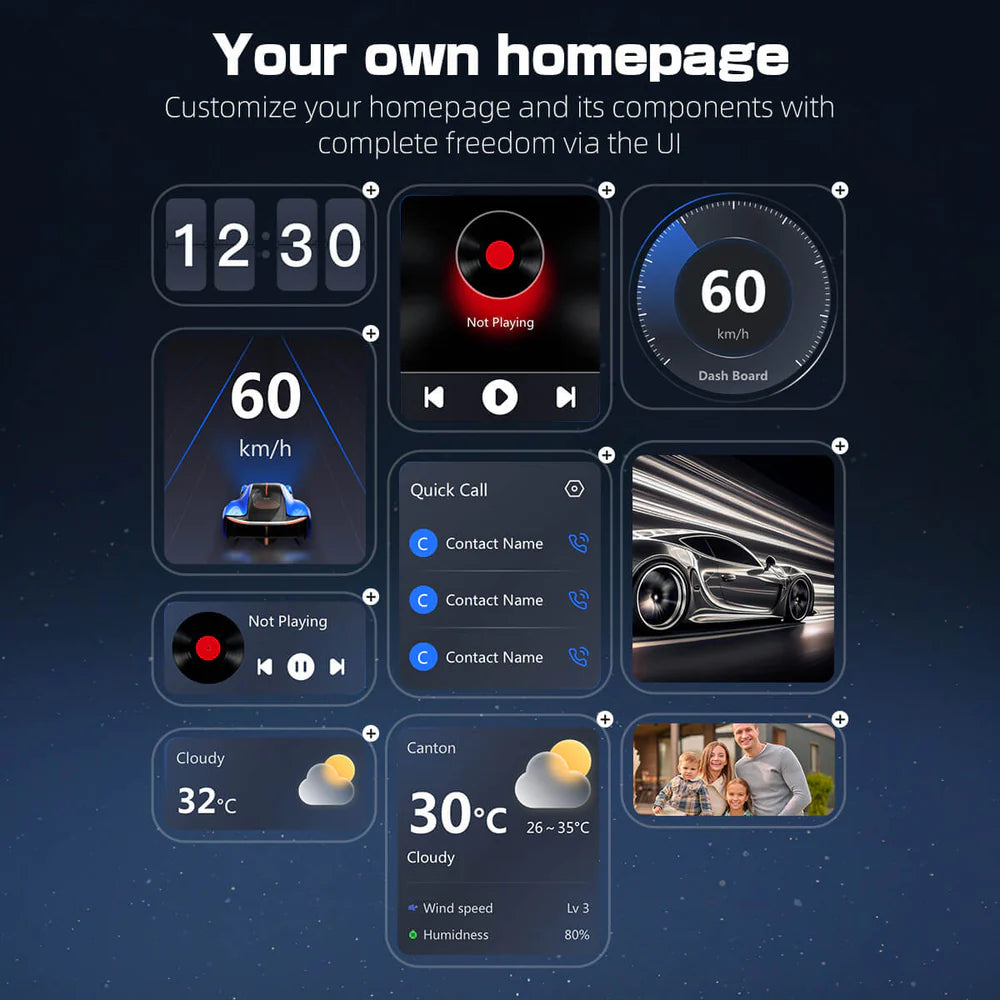 오토캐스트 P3 Lite AI 박스 무선 안드로이드 오토 올인원 차량용 스틱 PC