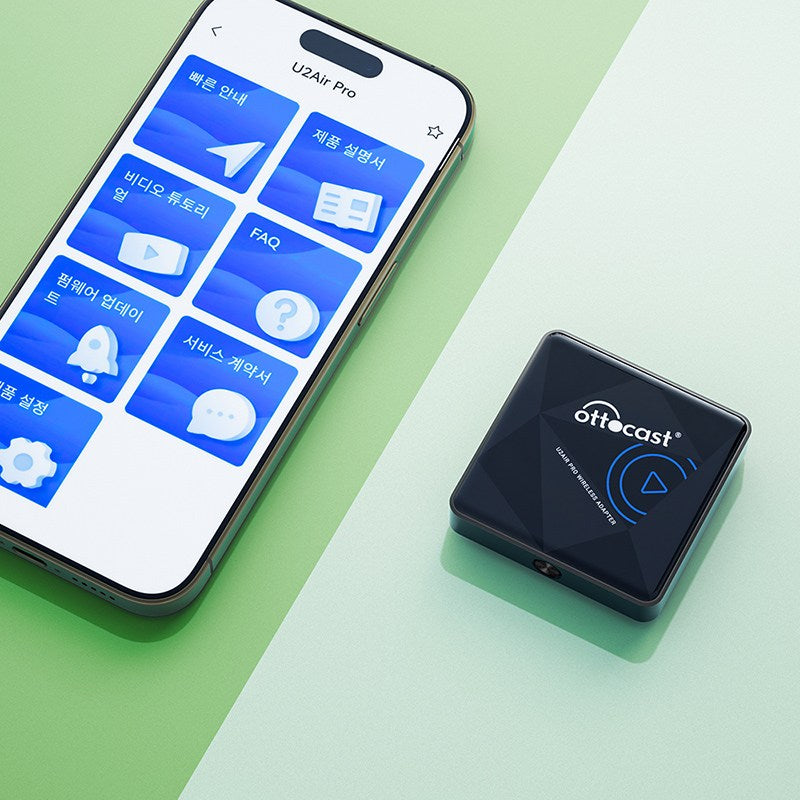 오토캐스트 U2 Air Pro 무선 카플레이 아이폰 전용 어댑터 동글