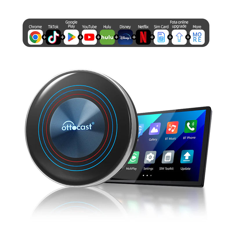 오토캐스트 무선 안드로이드 오토 올인원 BMW 지원 차량용 스틱 PC (무선 카플레이를 갖춘 모든 차량에 적용)