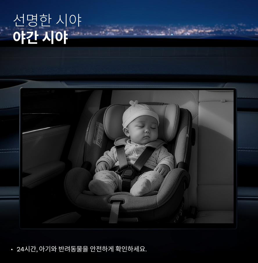 오토캐스트 캐빈 케어 무선 카플레이 어댑터 아기 반려동물용 차량용 후방 카메라 1080P HD 야간 시야 지원