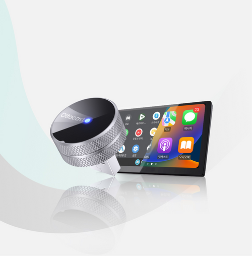 오토캐스트 미니 튜브 무선 카플레이/안드로이드 오토 어 댑터