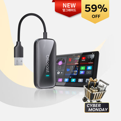 오토캐스트 Play2 Video Ultra 무선 카플레이/안드로이드 오토 올인원 어댑터