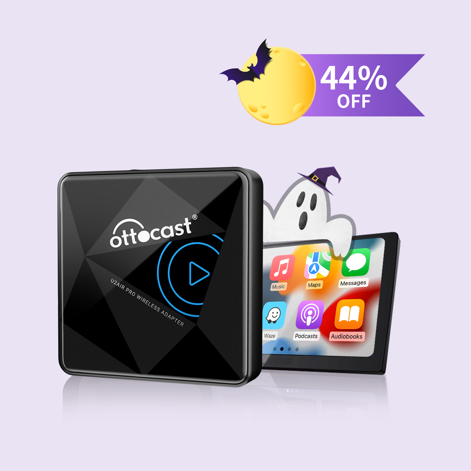 오토캐스트 U2 Air Pro 무선 카플레이 아이폰 전용 어댑터 동글