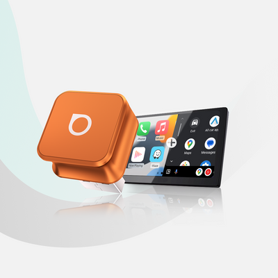 오토캐스트 코스믹 오렌지 미니큐브 3.0 무선 카플레이/안드로이드 오토 어댑터