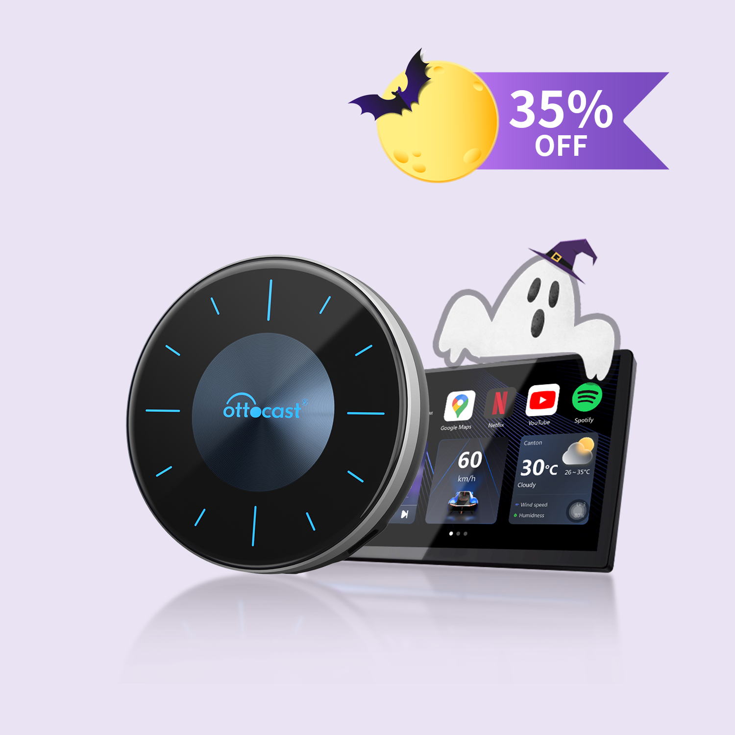 오토캐스트 P3 안드로이드 12 무선 애플 카플레이 무선 안드로이드 오토