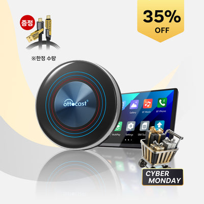 오토캐스트 무선 안드로이드 오토 올인원 BMW 지원 차량용 스틱 PC (무선 카플레이를 갖춘 모든 차량에 적용)