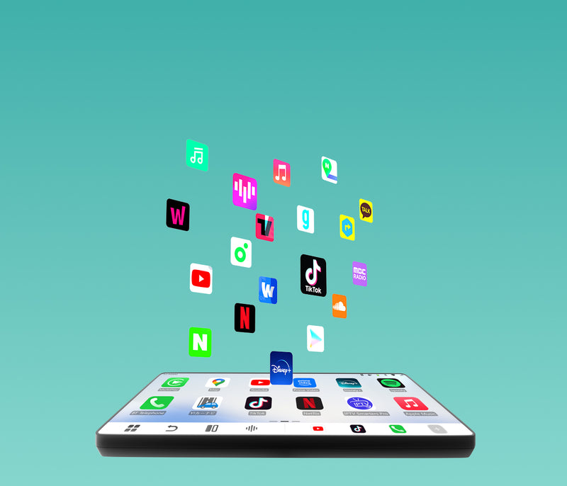 <h3>차량 화면에서 즐기는 친근한 APP</h3>