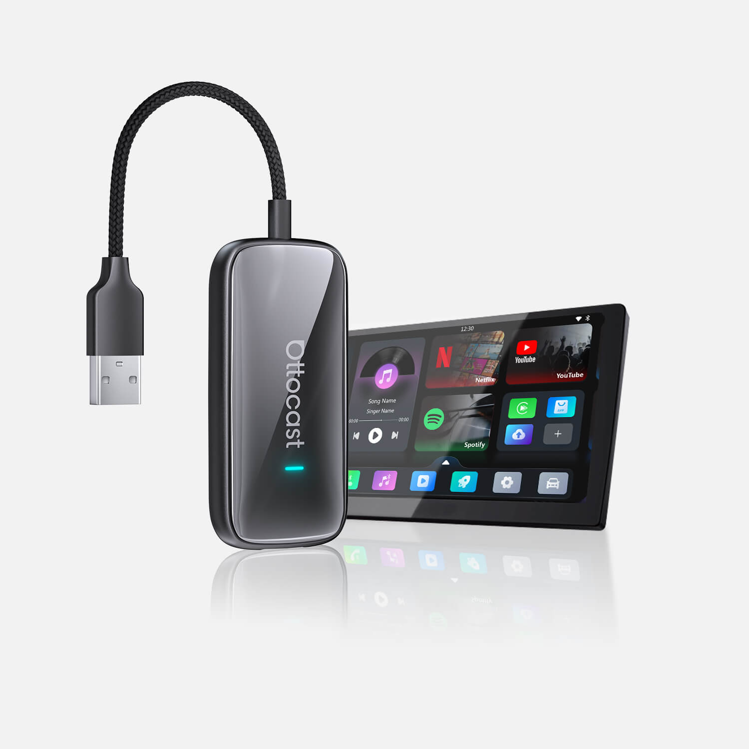 오토캐스트 Play2 Video Ultra 무선 카플레이/안드로이드 오토 올인원 어댑터